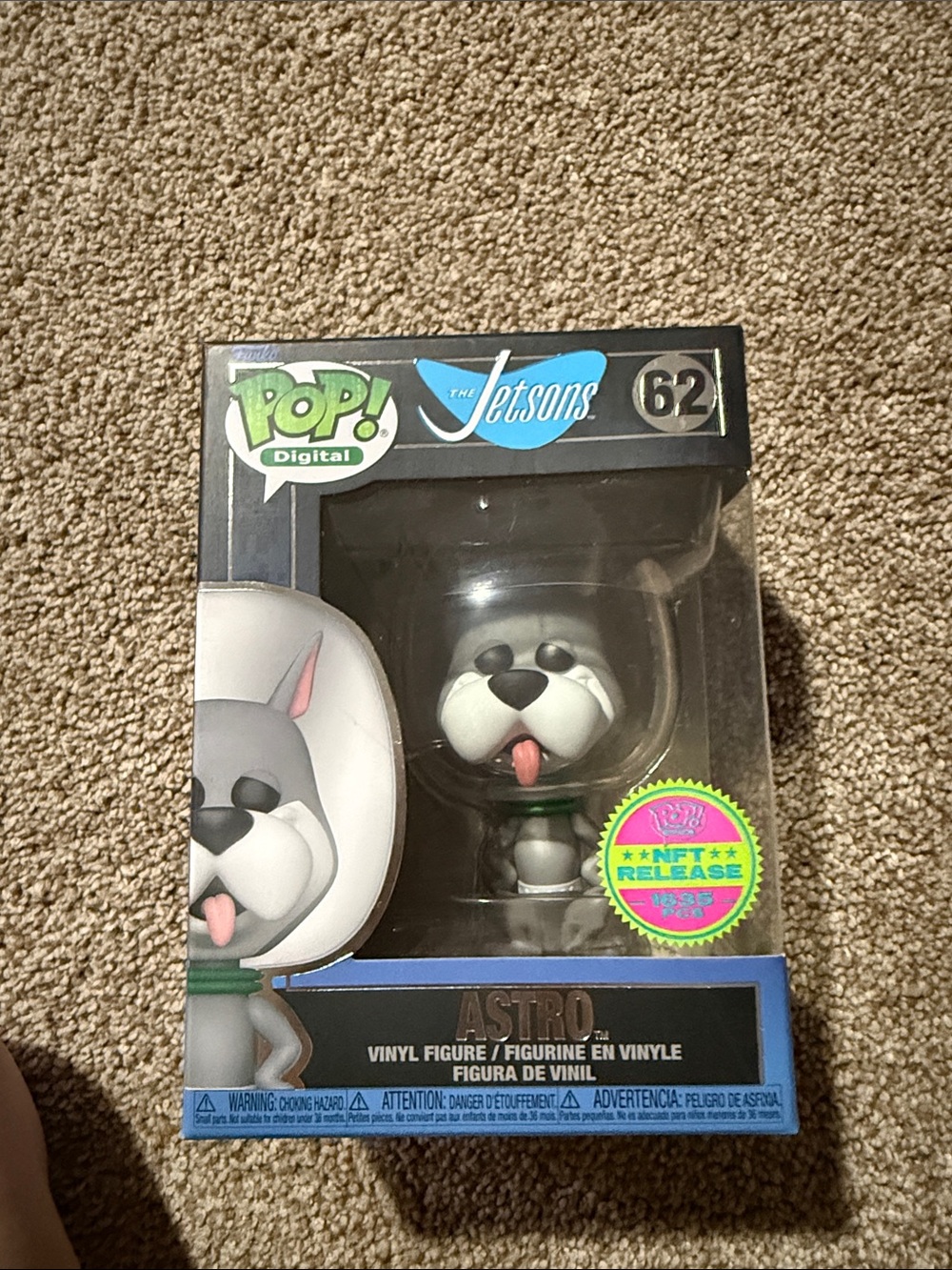 Funko POP! Digital The Jetsons Astro Vinyl Figure - Gray & White